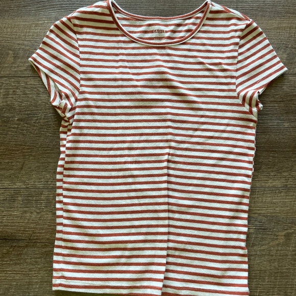 American Eagle Striped Shirt - Picture 1 of 5